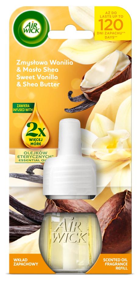 Air Wick náplň 19ml Vanilka a bambucké maslo