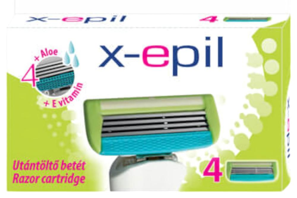 Alveola X-EPIL Náhradná hlavica so 4 čepieľkami 4ks