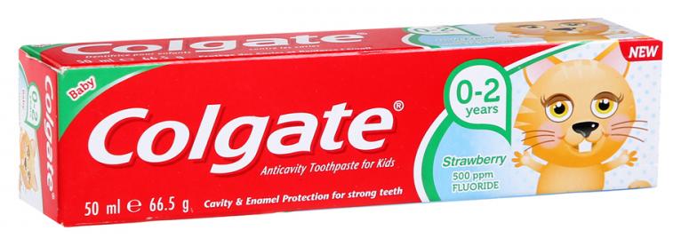 Colgate zubná pasta 50ml Junior 0-2r. Strawberry