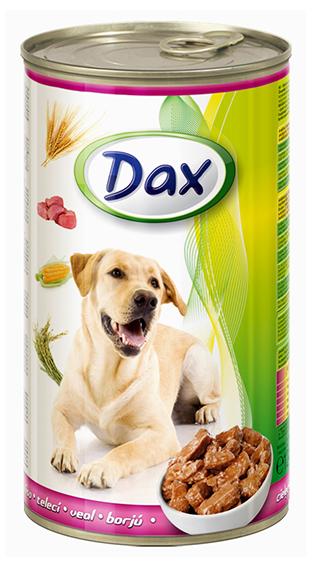 Dax konzerva pre psy teľacie 1240g