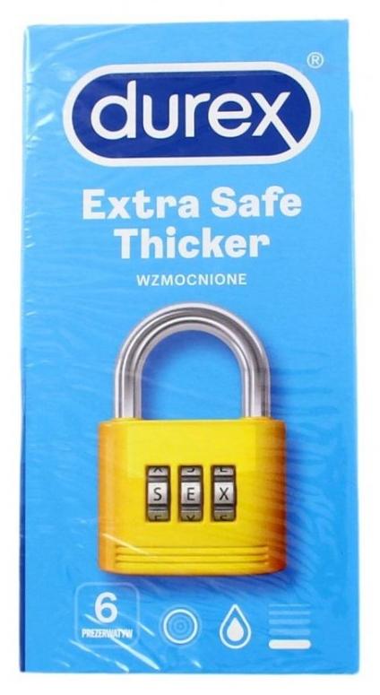 Durex kondómy 6ks Extra Safe