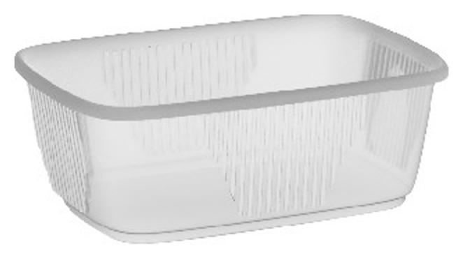 HP Miska (PP) hranatá priehľadná 108x81mm/200ml/200ks