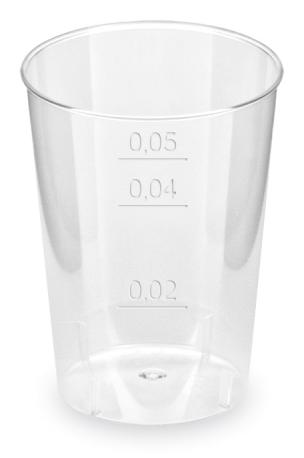 HP Pohár kryštál 2cl/4cl/5cl/40ks