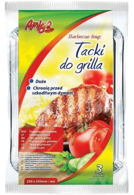 HP Tácka na gril 23x35cm/3ks