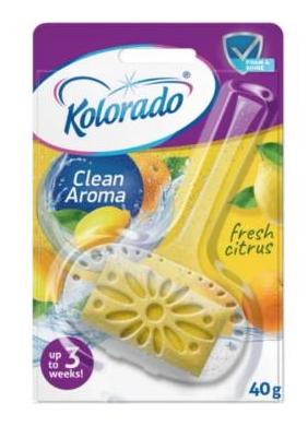 Kolorado WC blok Clean Aroma Čerstvý Citrus 40g
