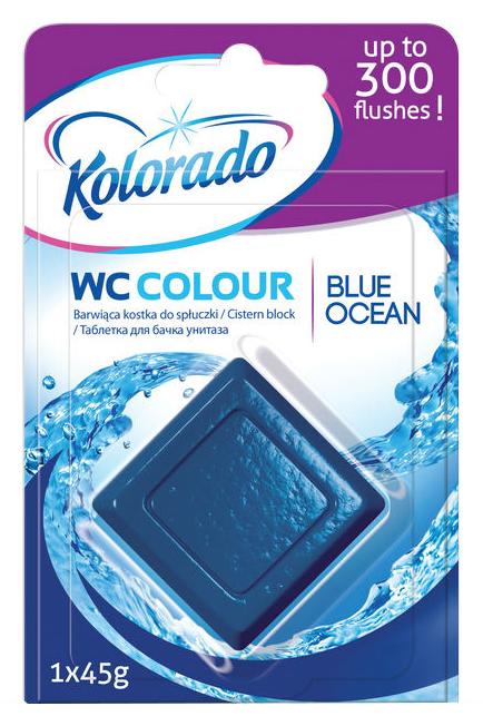 Kolorado WC čistiaca kocka modrý oceán 45g