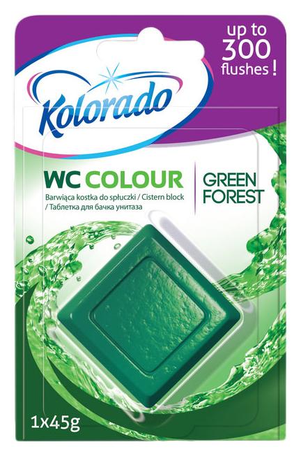 Kolorado WC čistiaca kocka zelený les 45g