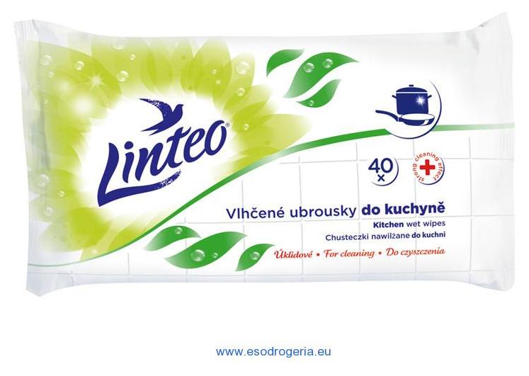 Linteo vlhčené utierky 40ks do kuchyne