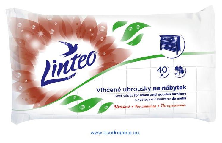Linteo vlhčené utierky 40ks na nábytok
