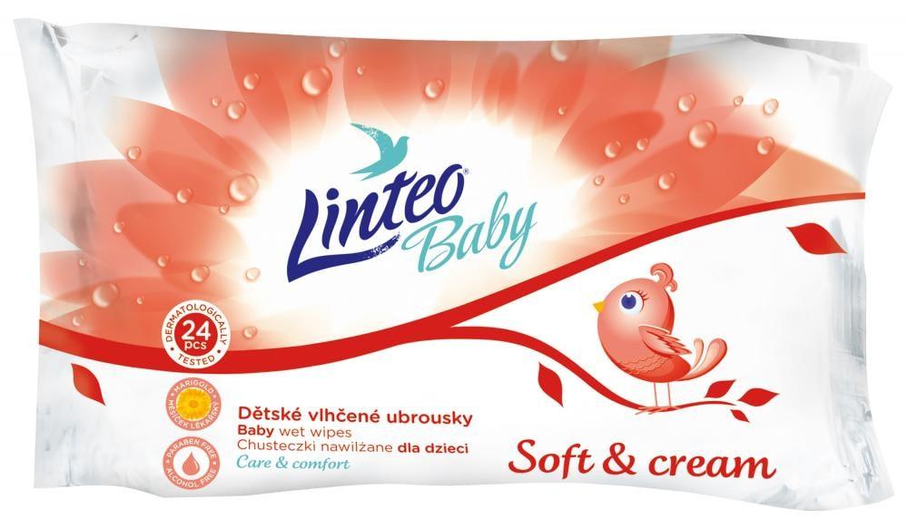Linteo Vlhčené utierky detské 72ks