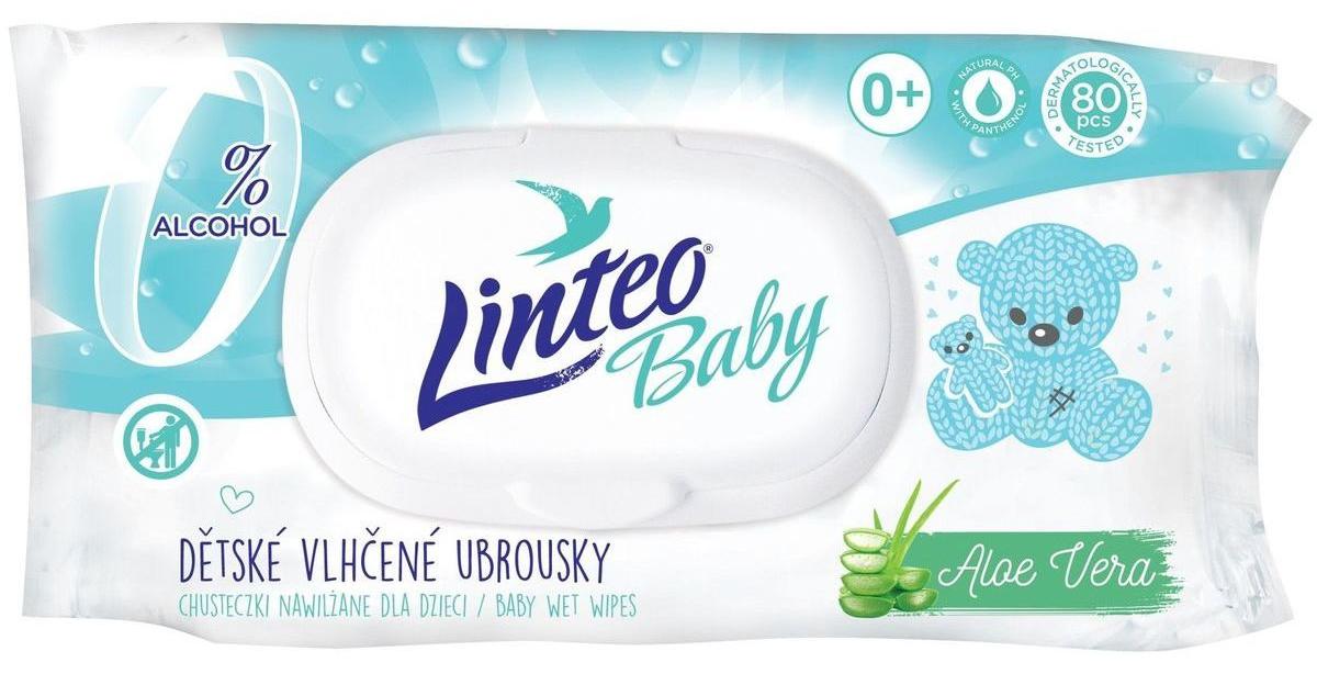 Linteo Vlhčené utierky detské 80ks