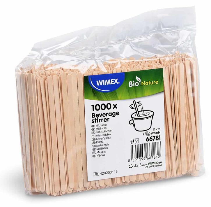 Miešadlo drevené 11cm 1000ks