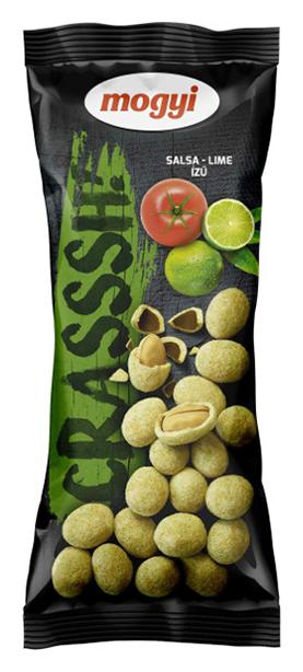 Mogyi Crasssh! Arašídové oriešky v cestíčku - salsa lime 60g