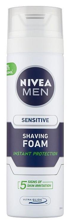 Nivea pena na holenie 200ml Sensitive