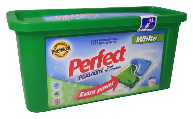 Perfect Platinum kapsule na pranie 15ks White 2in1