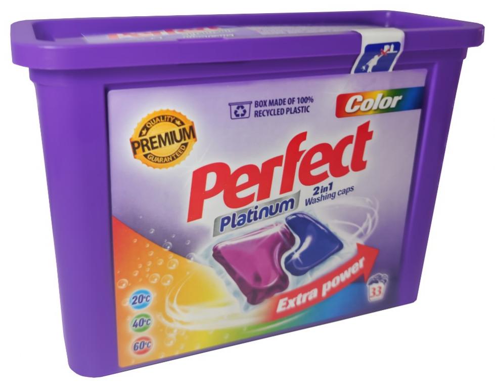 Perfect Platinum kapsule na pranie 33ks Color 2in1