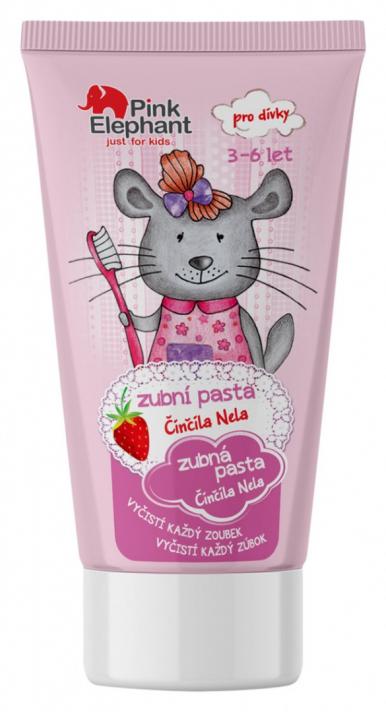 Pink Elephant zubná pasta 50ml činčila Nela