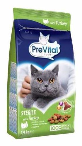 PreVital Granule pre mačky morčacie 1,4kg