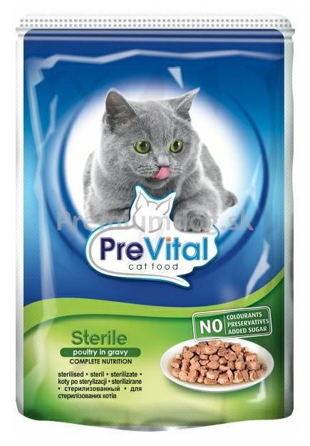 PreVital kapsička pre mačky 12x100g hydina-pečeň