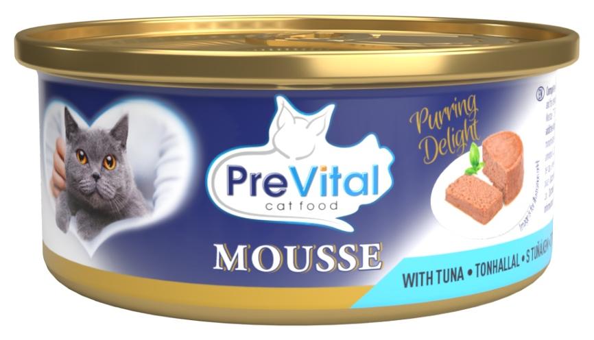 PreVital konzerva pre mačky 85g tuniak
