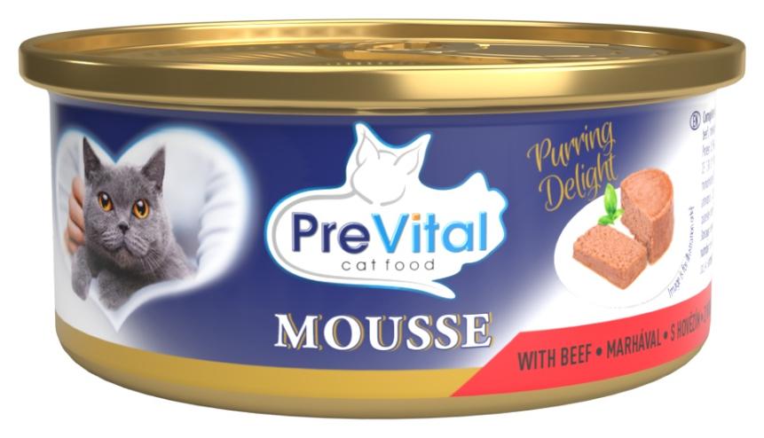 PreVital konzerva pre mačky Adult 85g hovädzia