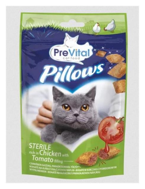 PreVital Snack pre mačky kurací s paradajkou 60g