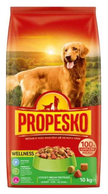 Propesko Granule pre psov Wellness 10kg jahňa-ryža