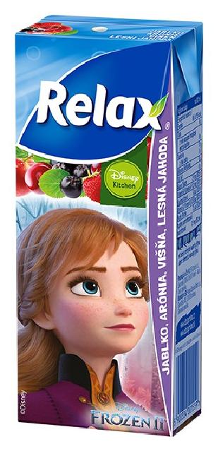 Relax džus 0,2L Jablko-aronia-višňa-lesná jahoda