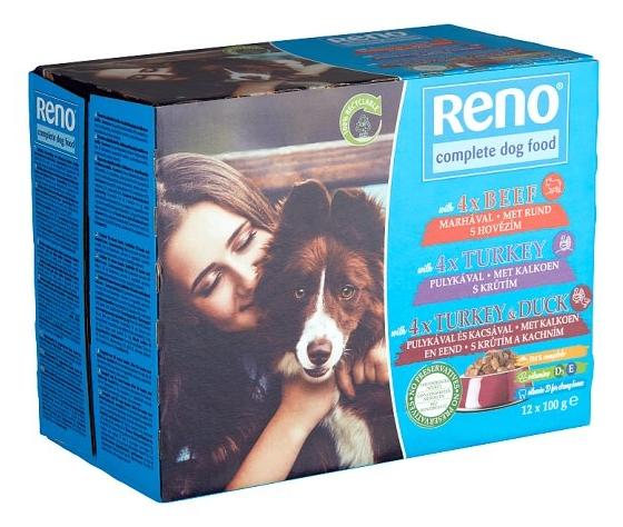 Reno Kapsičky pre psov 12x100g hov-mor-kač