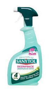 Sanytol dezinf. univ. čistič 4 účinky 500ml