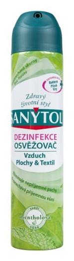 Sanytol dezinfekčný osviežovač A&S Menthol 300ml