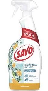 Savo Dezinf. čistič s rozprašovačom 700ml Univerzálny
