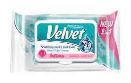 Vlhčené utierky Velvet Intimita 48ks
